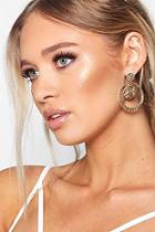 Boohoo Vintage Look Hoop Earrings