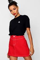 Boohoo Disney Mickey Pocket Print T-shirt