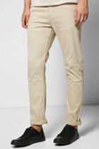 Boohoo Stone Skinny Fit Jeans Stone