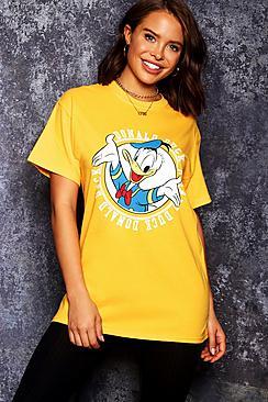 Boohoo Disney Donald Print Tee