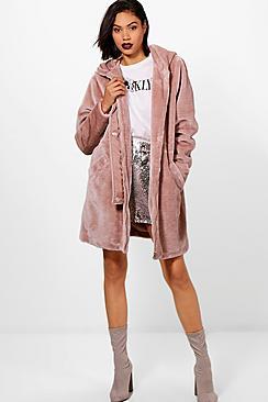 Boohoo Faux Fur Parka