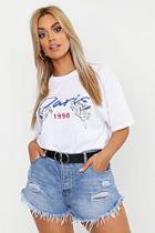 Boohoo Plus Paris Cupid T-shirt