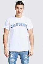 Boohoo T-shirt With California Varsity Print