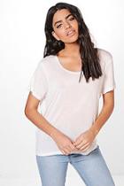 Boohoo Lucia Basic Scoop Neck T-shirt