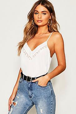 Boohoo Lace Insert Cami