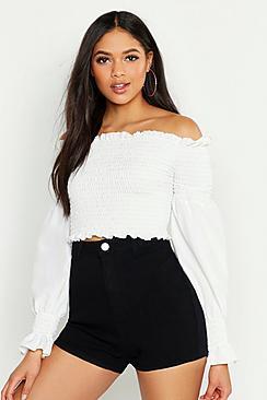 Boohoo Tall Disco Shorts