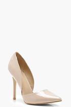 Boohoo Pointed Cut Side Court Shoes