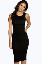 Boohoo Lindsey Sleeveless Midi Dress