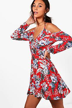 Boohoo Sophie Sheered Shift Dress