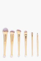 Boohoo 6 Piece Professional Brush Set With Case