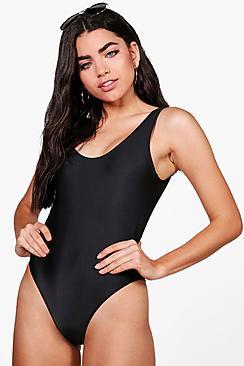 Boohoo Cyprus Scoop Back Swimsuit