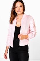 Boohoo Brooke Mesh Bomber Pink