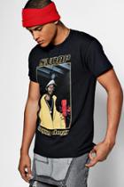 Boohoo Snoop Doggy Dogg Licence T-shirt Black