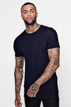 Boohoo Muscle Fit Fine Ribbed T-shirt