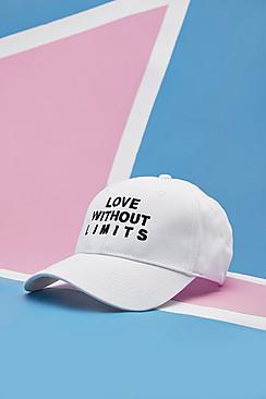 Boohoo Pride Cap With Love Without Limits Embroidery