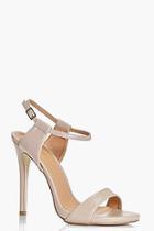 Boohoo Lauren Ankle Band Two Part Sandal