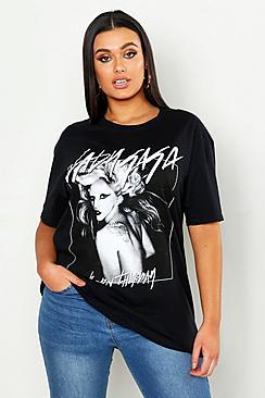 Boohoo Plus Lady Gaga T-shirt