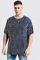 Boohoo Oversized T-shirt With Tie Dye Stripes