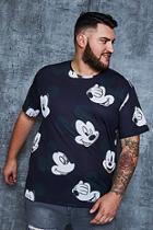 Boohoo Big And Tall Disney Mickey Print T-shirt