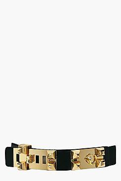 Boohoo Alisha Statement Stud Waist Belt