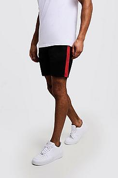 Boohoo Side Panel Tricot Mid Length Short