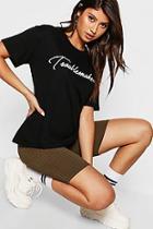 Boohoo Troublemaker Slogan T-shirt
