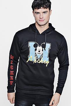 Boohoo Disney Mickey Over The Head Hoodie