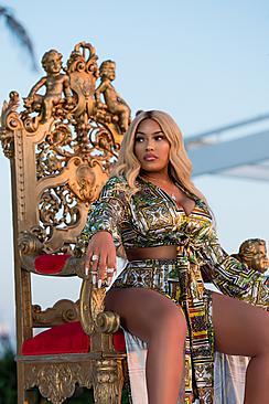 Boohoo Stefflon Don Scarf Print Satin Tie Top