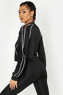 Boohoo Fit Reflective Binding Jacket