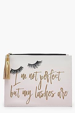 Boohoo Slogan Make Up Bag