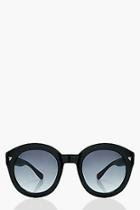 Boohoo Rosie Black Frame Oversized Sunglasses