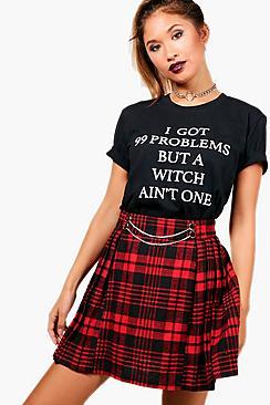 Boohoo Madison I Got 99 Problems Halloween T-shirt