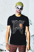 Boohoo Halloween Broken Heart Design Print T-shirt