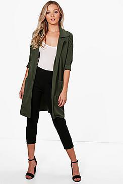 Boohoo Emma Pocket Duster