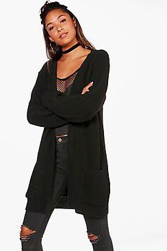 Boohoo Nicole Edge To Edge Cardigan