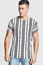 Boohoo Monochrome Stripe T-shirt