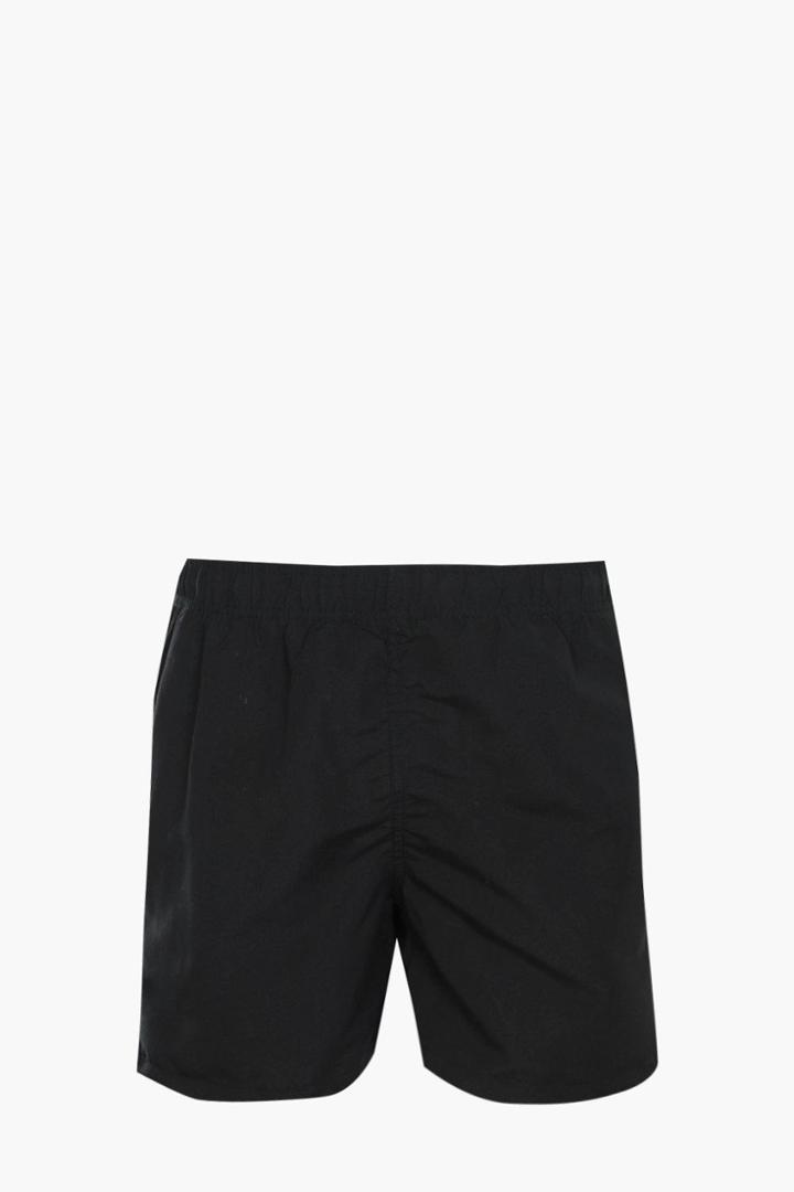 Boohoo Black Plain Swim Short Black