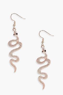 Boohoo Lilly Slinky Snake Earrings
