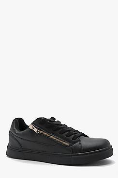 Boohoo Zip Detail Sneaker