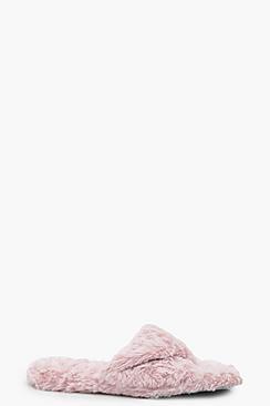 Boohoo Paisley Cross Front Slipper