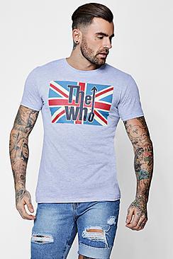 Boohoo Union Jack The Who Licence T-shirt