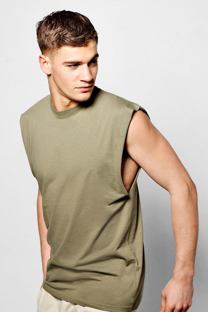 Boohoo Basic Tank Tank Top Khaki
