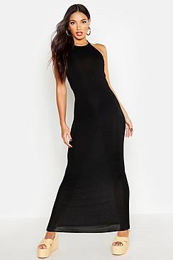 Boohoo Basic 90's Neck Maxi Dress