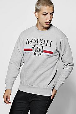 Boohoo Retro Man Stripe Sweater