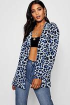 Boohoo Natalie Flared Sleeve Leopard Kimono