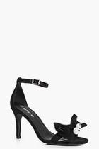 Boohoo Erin Pearl And Bow Two Part Heels