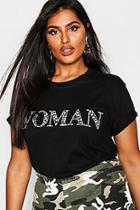 Boohoo Plus Woman Leopard Oversized T Shirt