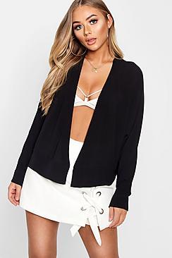 Boohoo Eva Plunge Batwing Jacket