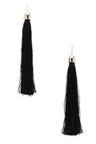 Boohoo Lucy Long Statement Tassel Earrings