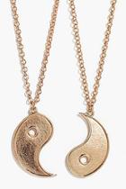 Boohoo Sofia Ying Yang Necklace Pack
